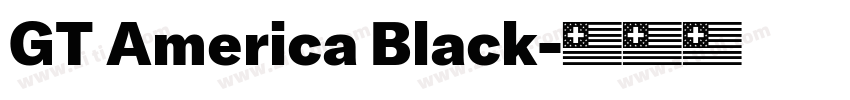 GT America Black字体转换